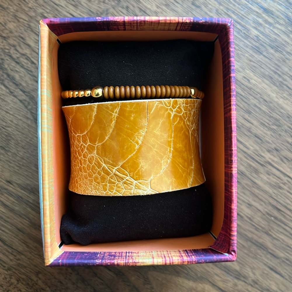 Rustic cuff bracelet